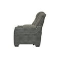 thumbnail image 4 of Ashley Furniture Next-Gen DuraPella Faux Leather Power Recliner in Gray, 4 of 14