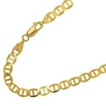 thumbnail image 4 of JewelStop 14k Solid Yellow Gold 6.3 mm Mariner Chain Bracelet, Lobster Claw Clasp - 8.5 Inches, 7.8gr., 4 of 7
