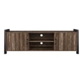 thumbnail image 4 of Furniture of America Acres Farmhouse Wood 6-Shelf TV Console in Brown, 4 of 5