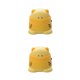 thumbnail image 2 of Wosthever Máquina de limpieza de estilo lindo al vacío de escritorio de gato de dibujos animados, colector de polvo para teclado, taladro de Amarillo 2piezas, 2 of 6