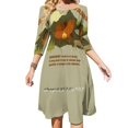 thumbnail image 1 of Wanderwurst Robe Élégante Douce Femmes Coréenne Kawaii Col Carré Robe Amusante Wanderlust Mountain Humour Extérieur Nourriture, 1 of 4