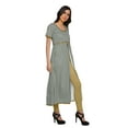 thumbnail image 3 of Moomaya Robe Ethnique Longue en Coton avec Fente avant Imprimée Kurti pour Femmes Indiennes, 3 of 6