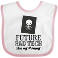 thumbnail image 3 of Inktastic Future Rad Tech Radiology Technician Like Mommy Boys or Girls Baby Bib, 3 of 4