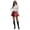 M485 Red, variant on Tfken Summer Women Skirts Low Waist Solid Color Mini Pleated Skirts Casual Fashion Daily Wear Female Classic Clothes Black