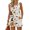 White, variant on JULMCOMO Halloween 2 Piece Sets for Women Funny Halloween Printed Drawstring Square Neck Tank Tops Cute Print Holiday Costume Summer Sets Multicolor S
