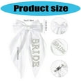 thumbnail image 5 of Bride Bowknot Hair Clip with Sparkling Letters Formal Event Headwear For Women, 5 of 8