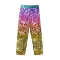 thumbnail image 5 of Kll Mens Pajama Pants For Men,Mens Lounge Pants,Funny Gifts For Men,Men'S Pajama Bottoms-Glitter Rainbow, 5 of 9