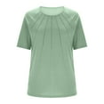 thumbnail image 6 of Womens Tops 2025 Fashion Plus Size Casual Solid Color Lock V-neck Sleeveless Top, 6 of 6