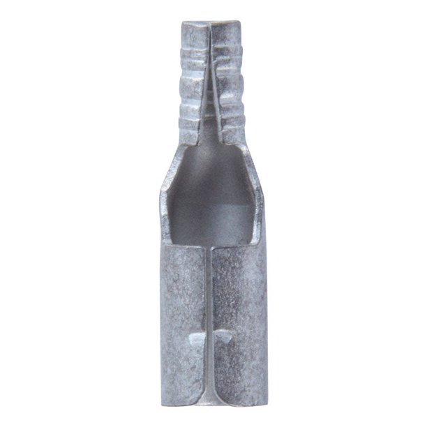 Terminal Bullet Jandorf hembra 22-18 Ga. Cable sin aislamiento, paquete de 5