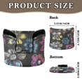 thumbnail image 2 of Haosy Chalk Paint Flowers Golf Mallet Putter Cover Strong Magnetic Leather Golf Club Headcover Closure, 2 of 7