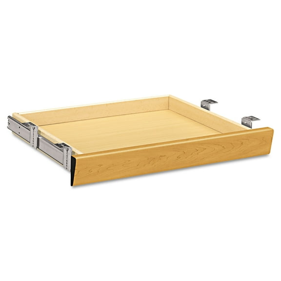 HON Laminate Angled Center Drawer, 22w x 15.38d x 2.5h, Harvest