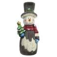 thumbnail image 6 of Alpine Corporation Indoor and Outdoor Wooden Christmas Snowman Statue, 6 of 6