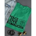 thumbnail image 3 of Peace Love Kombucha Women T-Shirt, Female Large, 3 of 4