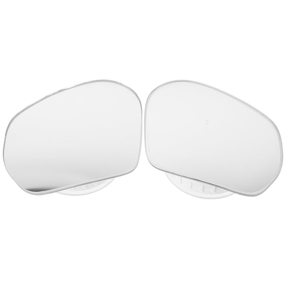 GETAJGHSD 2Pcs Vehicle Blind Spot Auxiliary Mirror Wide Angle View White Exterior