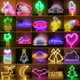 thumbnail image 1 of LED Neon Light Wall Art Sign Dormitorio Decoración Rainbow Lámpara de noche colgante Home Party Holiday Decor Regalo de Navidad - Elk Kuyhfg Sin marca, 1 of 5