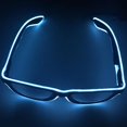 thumbnail image 4 of Máscara de lentes luminosos Sunnimix LED Traje de Halloween Blanco, 4 of 8