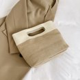 thumbnail image 4 of Bolsos Bolsas De Playa Transpirable Happy Letter Bucket Bag Woven Holiday Party (Blanco) Ndcxsfigh Para Estrenar, 4 of 5