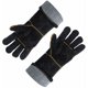 thumbnail image 2 of Guantes de soldador de cuero, guante de soldadura de cocina de alta temperatura para trabajos de jardinería en horno de barbacoa 40 CM, guante de soldadura de cocina de alta temperatura para trabajos, 2 of 5