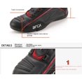 thumbnail image 4 of Botas de moto transpirables para todas las estaciones - Zapatillas de ciclismo de moto unisex,Negro,41, 4 of 18