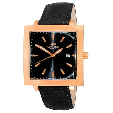 Oniss Men's Quad Black Dial Watch - ON4444-MRGBK