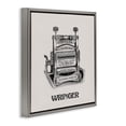thumbnail image 2 of Stupell Industries Traditional Antique Clothes Wringer Gray Floating Frame Canvas Art, 25 x 25, by Val Rhodes, 2 of 7