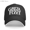 thumbnail image 2 of Greta Van Fleet Rock Band Baseball Cap Men New Arrived Hot Sale Summer Hip-hop Trucker Cap Greta Van Fleet Old School HatOne Size Gao Jinjia LED, 2 of 2