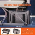thumbnail image 2 of VEVOR Cat Carrier with Wheels Airline Approved Rolling Pet Carrier 25 lbs Grey for Cat Dog Small Medium Animals Kitten Puppy, 2 of 9