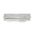 thumbnail image 3 of SS 7mm Brushed Fancy Band Size 8.5 in Sterling Silver, 3 of 3