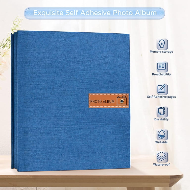 FGCFGC Linen Photo Album, Self-Adhesive 60 Pages photo 7