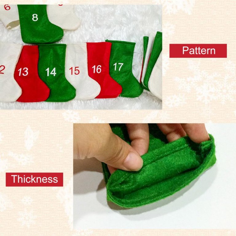 Advent Calendar Christmas Countdown Calendar Socks 24Pcs Different Cute  Socks for Kids - Walmart.com