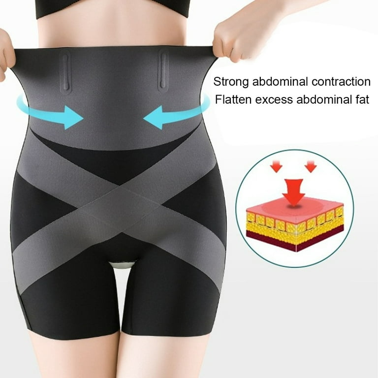 Tummy Control Body Shaper Shorts - High Waist Thigh Slimmer Panties  Shapewear - L 