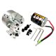 thumbnail image 1 of Caja de engranajes de metal Vogacara para motor de transmisión 60T Axial SCX10 modelo plata, 1 of 6