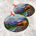 thumbnail image 3 of Custom Alaska Train Trip Ornament |Faux |Unique Train Ride Souvenir |Vacation Travel Gift | Holiday Christmas, Holiday Keepsake, Xmas Tree Hanging Decoration, Seasonal Gift Idea, C, 3 of 5