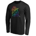 thumbnail image 2 of Men's Black St. Louis Cardinals Team Pride Logo Long Sleeve T-Shirt, 2 of 3