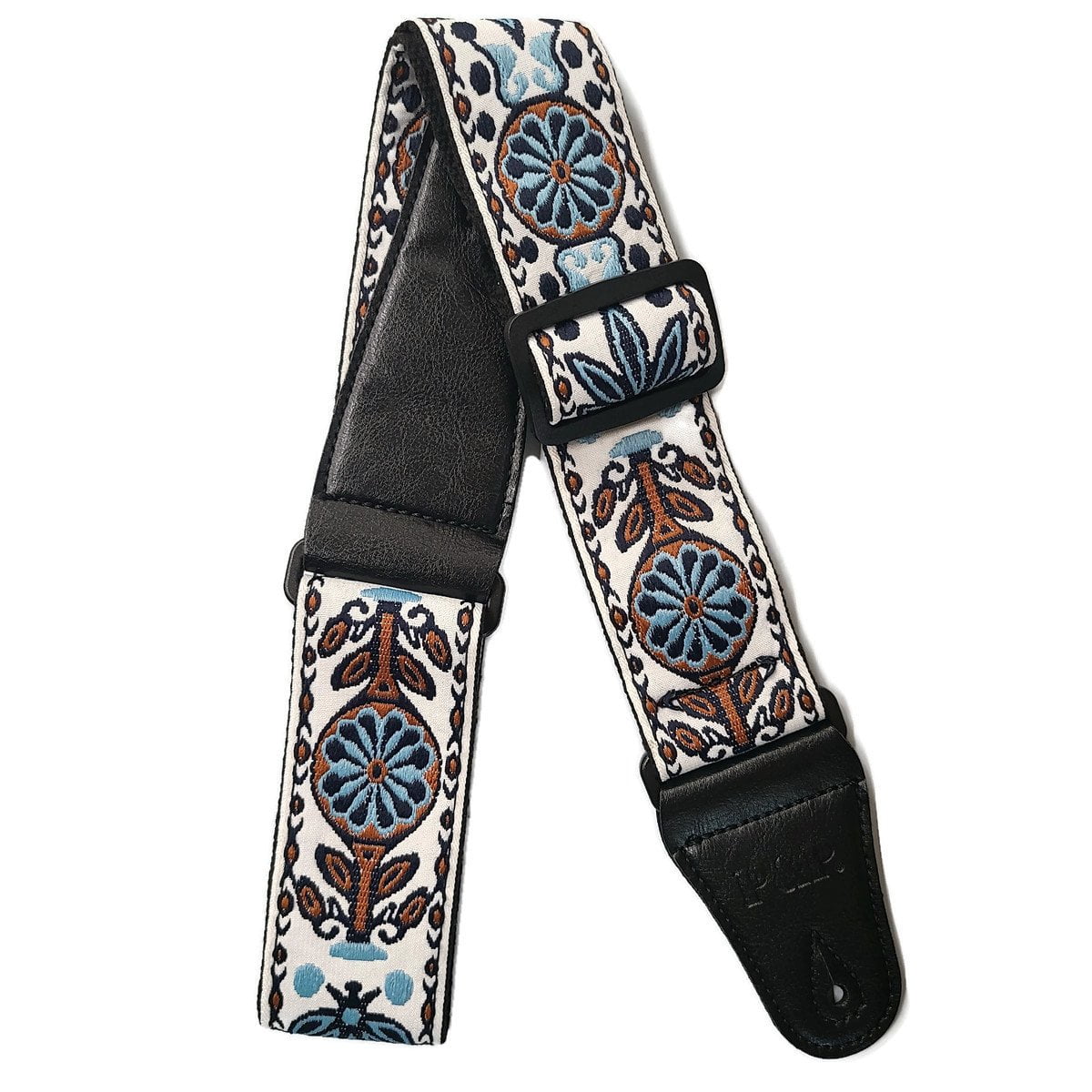 Guitar Straps Black Guitar Strap Replacement Adjustable Nylon Belt