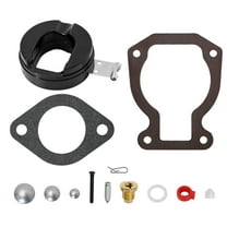 Anxingo Carburetor Carb Repair Kits with Float Replacement for Johnson Evinrude 9.9HP 15HP 1974-1988,Replace 398453