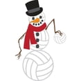 thumbnail image 3 of CafePress - Volleyball Snowman - 15 oz Ceramic Large White Novelty Mug, 3 of 6