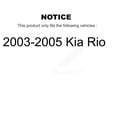 thumbnail image 2 of CMX Front Disc Brake Rotors Pair for Car 2003-2005 Kia Rio K8-100373, 2 of 8