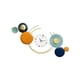 thumbnail image 5 of Reloj de pared de Metal, diseño artístico, reloj de pared silencioso, sin tictac, moderno, decorativo para dormitorio, Hotel, hogar, oficina, Arte de Horizontal Baoblaze Reloj de pared decorativo, 5 of 8