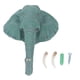 thumbnail image 3 of Gancho de pared simple con cabeza de elefante BuyWeek Resina, 3 of 14