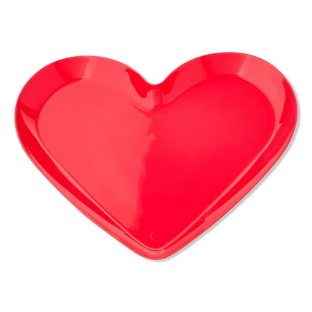 Heart Platter, Red, 13" x 11", Valentine's Day by Way To Celebrate