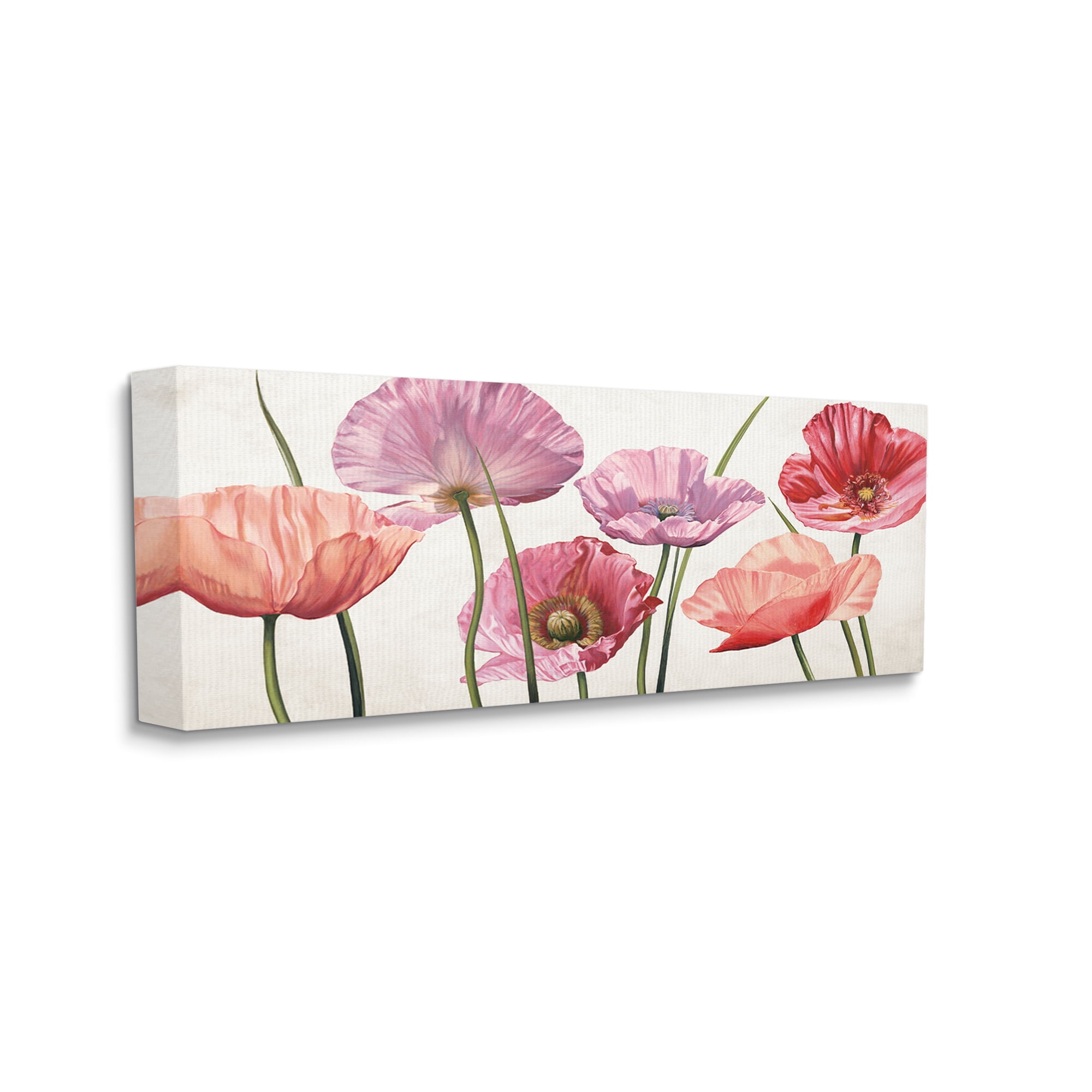 Stupell Mixed Poppies Vivid Petals Botanical & Floral Painting Gallery Wrapped Canvas Print Wall Art