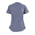 thumbnail image 5 of ACTIVE UNIFORMS Stretch Women's Ultra Soft Modern Fit Mock Wrap Scrub Set (Charcoal, XX-Large), 5 of 7