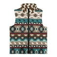 thumbnail image 4 of Pzuqiu Aztec Tribal Boy Outerwear Vest 4T Vest Zip Up Sleeveless for Boy Lightweight Breathable Fall Outerwear Versatile Warm Winter Coat with Pocket Fashion for Daily Life, 4 of 7