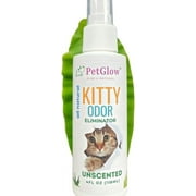 Petglow Cat Urine Enzyme Odor Eliminator Pet Supplies Cat Pee Odor Eliminator Spray, 4 fl Oz