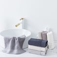 thumbnail image 5 of Towel Set of 3 Hand Towels 13.3" x 29.5"ColorDark Gray | Pure Cotton |Machine Washable High Absorbency, 5 of 5