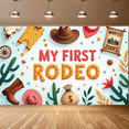 thumbnail image 6 of Cowboy Theme My First Rodeo Banner Decorative Elements Western Cowboy Hat Cactus Birthday Party for Kids Party Indoor Decoration Western Theme, 6 of 7