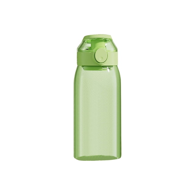 Botella de Agua con Paja Botella de Agua de Fitness de Gran Capacidad con Cubierta de Bloqueo a Prueba de Fugas de Plástico de Grado Comestible, Adecuada para Uso de Oficina Al Aire Libre en Gimnasios