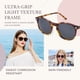 thumbnail image 5 of Lentes de Sol DUCO Retro Redondos Polarizados UV400 para Mujeres DC1230, 5 of 6