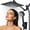 10-Inch Matte Black, variant on 10-Inch Chrome High Rainfall Handheld Shower Head Combo with Adjustable Extension Arm
